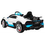 Elektrické autíčko Bugatti Divo nelakované - biele